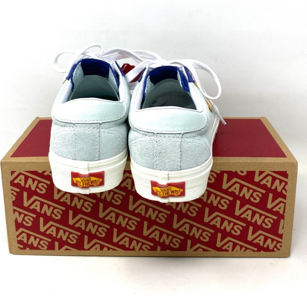 VANS SK8-HI MTE Retro Shoes Women's Multi Leo Suede Casual Blue Skate ALSU00824 - Picture 8 of 11